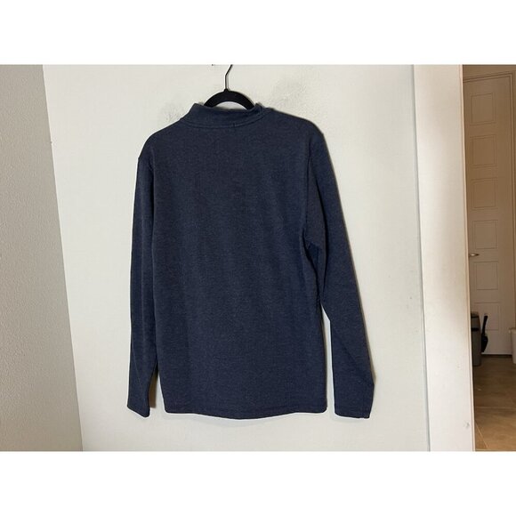 Robert Barakett Quarter Zip Sweater Blue Size Medium - Picture 6 of 14